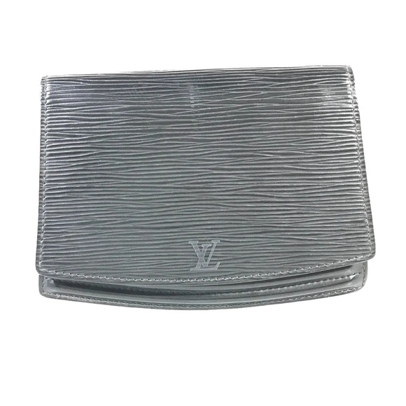 LOUIS VUITTON WAIST BAG BLACK EPI LEATHER AUTHENTIC 
missing belt can add chain - Picture 1 of 12